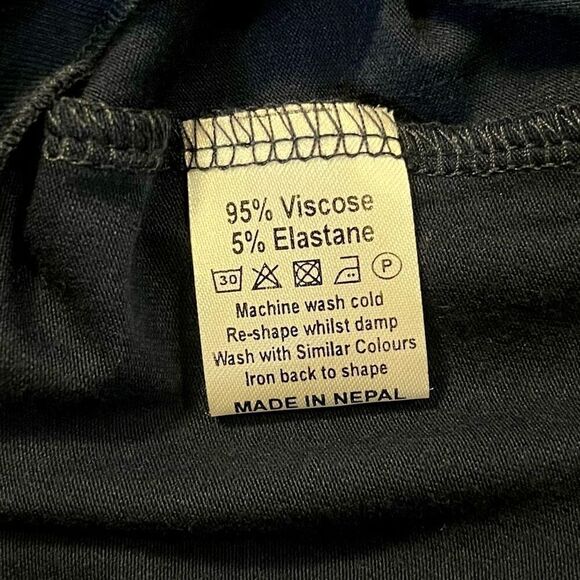 NWT Yak n Yeti Blue Tank Shark Tooth Dress Small - Picture 9 of 10